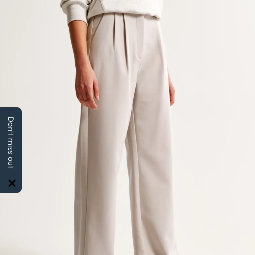 A&F Sloane Wide Leg Trousers - Picture 3 of 7